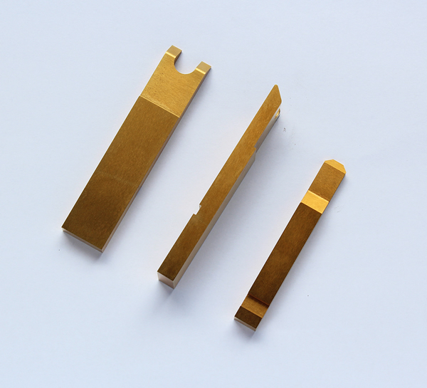 The surface of titanium parts